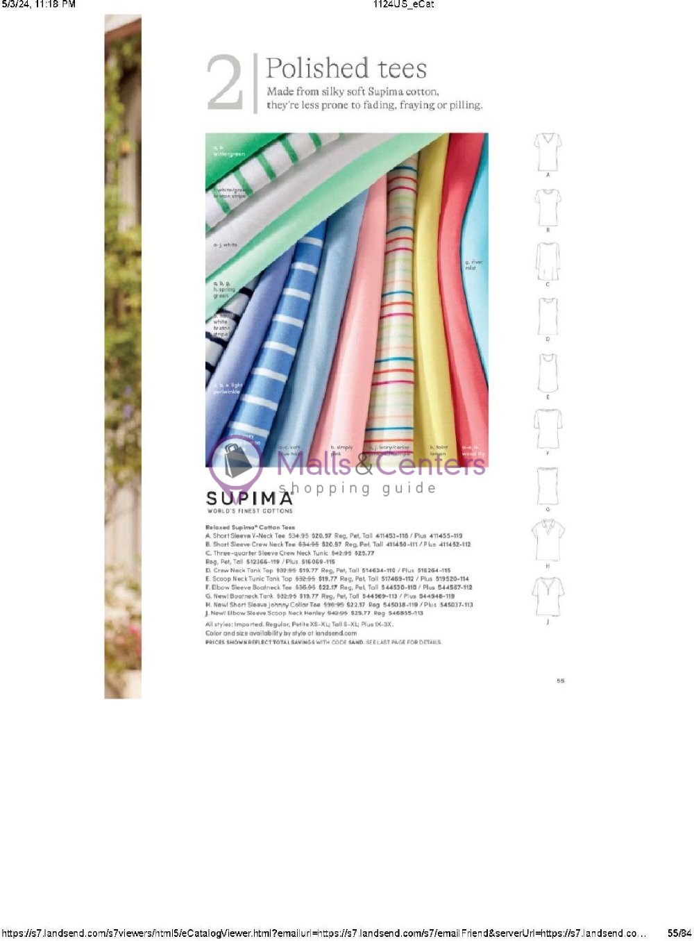 Weekly ad for Land's End valid: 05/01/2024 - 05/31/2024, page 55