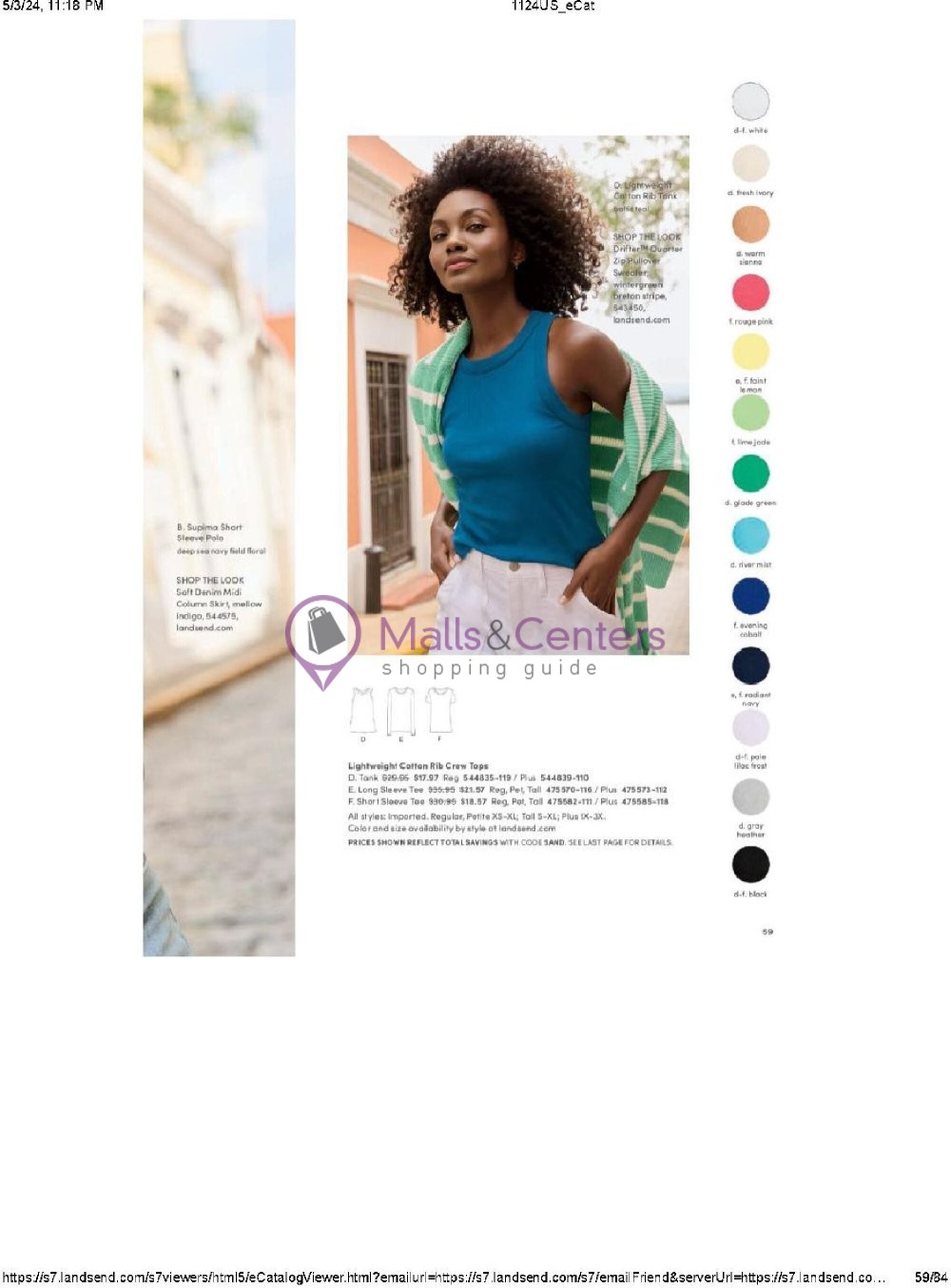 Weekly ad for Land's End valid: 05/01/2024 - 05/31/2024, page 59