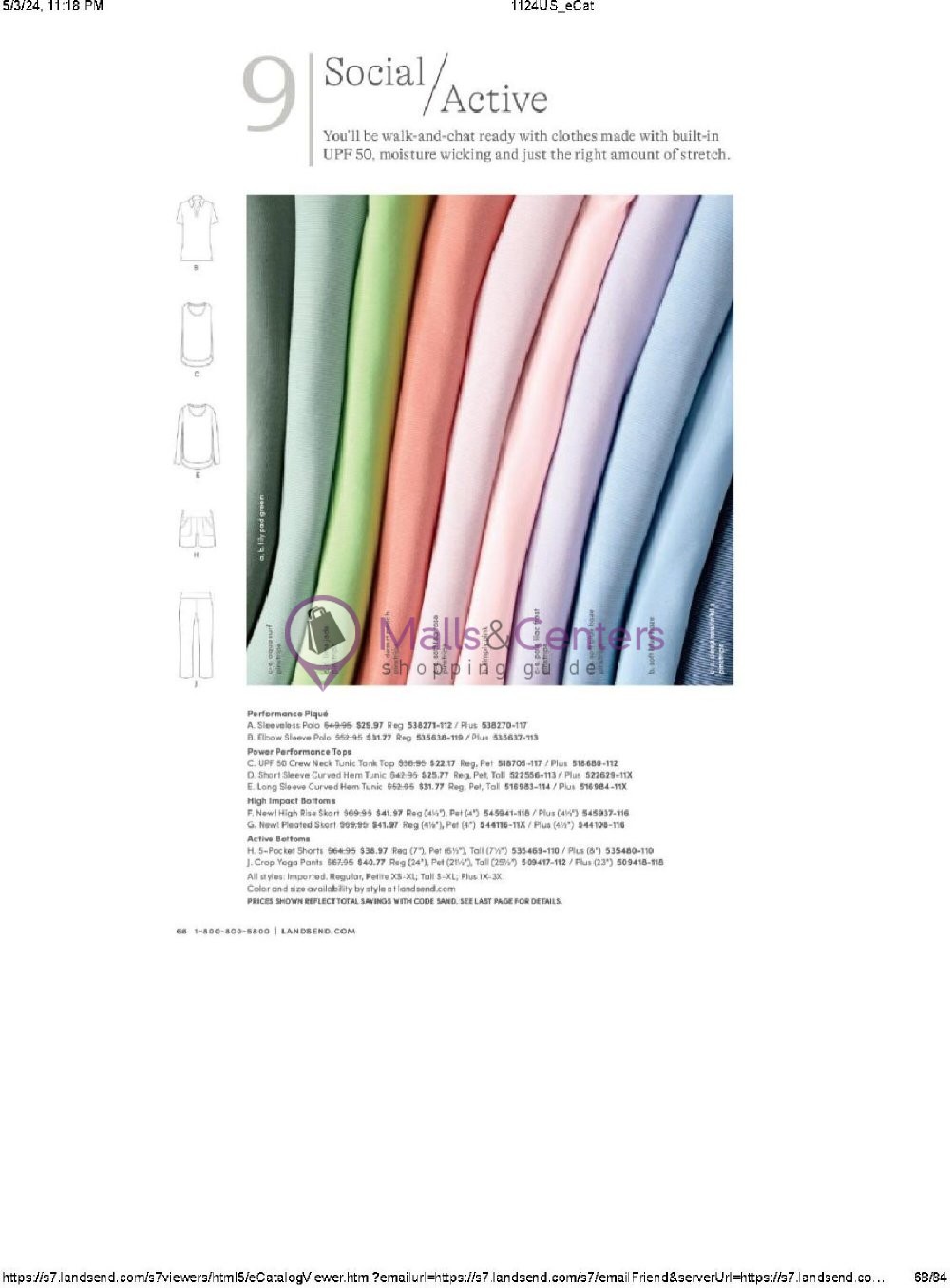 Weekly ad for Land's End valid: 05/01/2024 - 05/31/2024, page 68