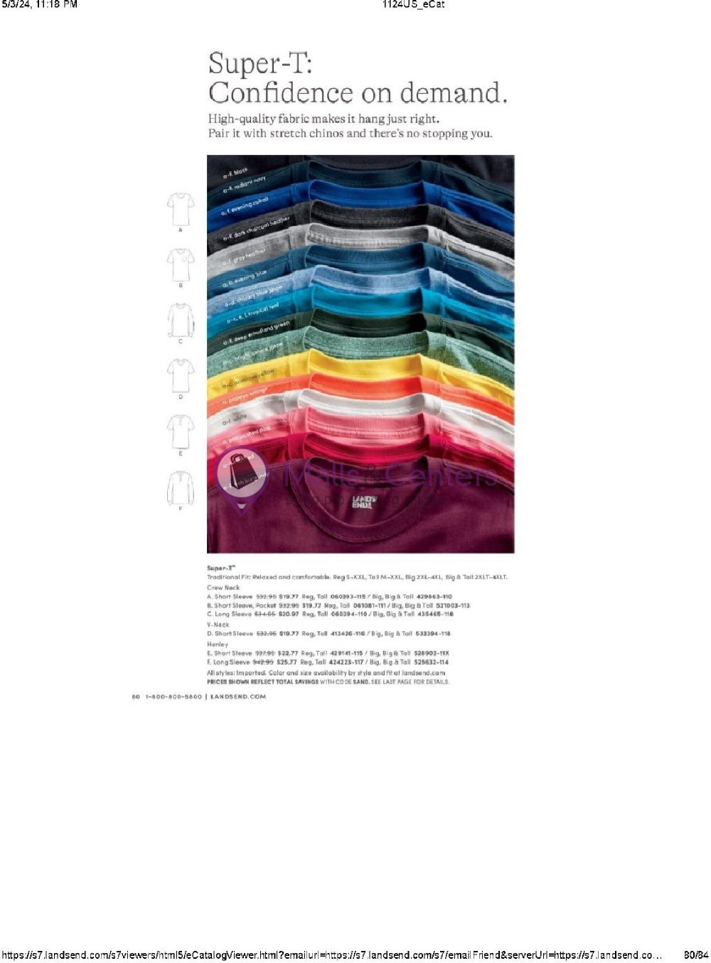 Weekly ad for Land's End valid: 05/01/2024 - 05/31/2024, page 80