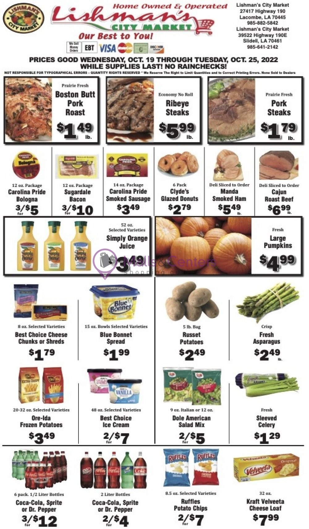Lishman's City Market Weekly ad valid from 10/19/2022 to 10/25/2022 MallsCenters