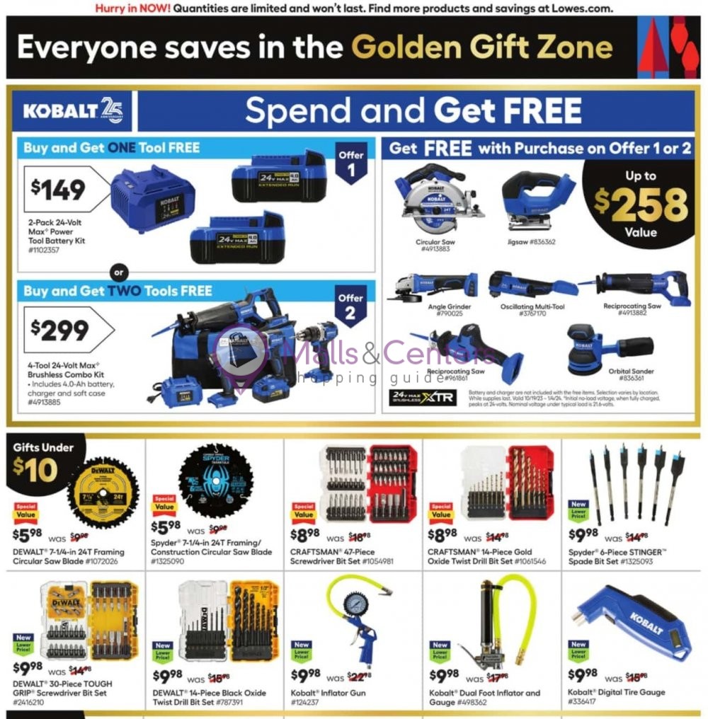 Weekly ad for Lowe's valid: 11/23/2023 - 11/29/2023, page 4