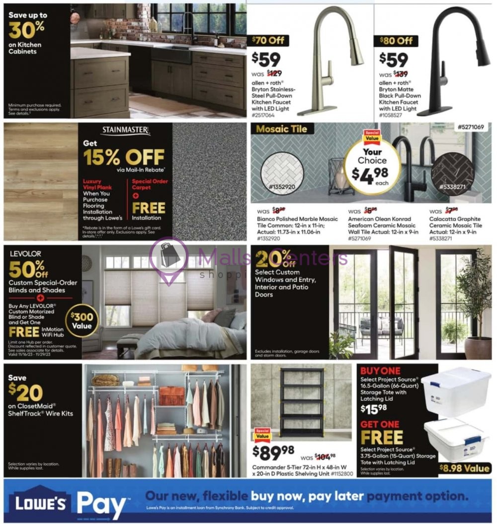 Weekly ad for Lowe's valid: 11/23/2023 - 11/29/2023, page 9