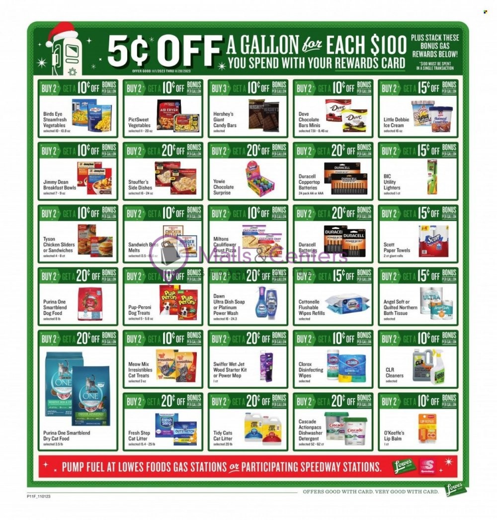 Lowes Foods Weekly ad valid from 11/01/2023 to 11/28/2023 MallsCenters