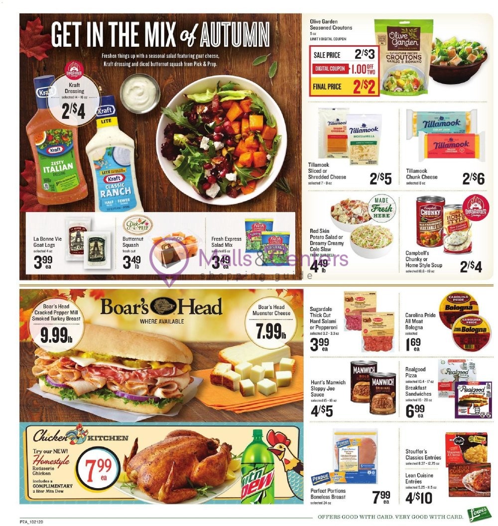 Lowes Foods Weekly Ad sales & flyers specials MallsCenters