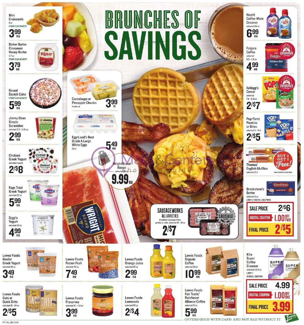 Weekly ad for Lowes Foods valid: 06/12/2024 - 06/18/2024, page 17