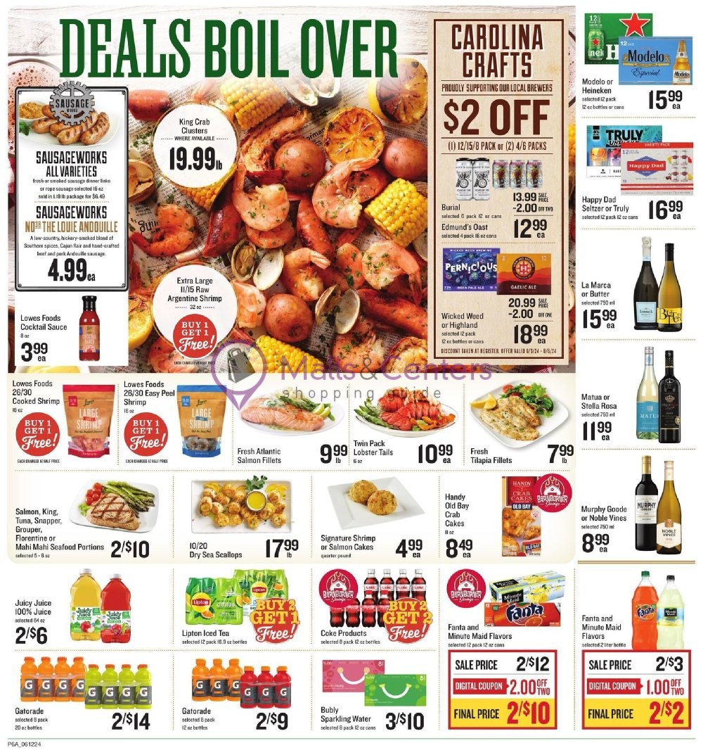 Weekly ad for Lowes Foods valid: 06/12/2024 - 06/18/2024, page 9