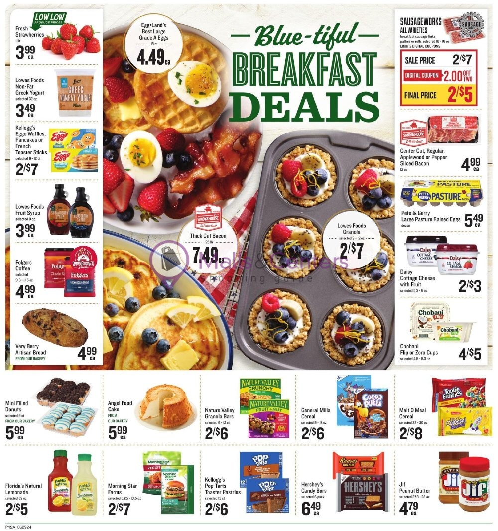 Weekly ad for Lowes Foods valid: 06/26/2024 - 07/04/2024, page 19