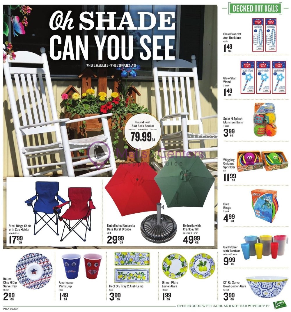 Weekly ad for Lowes Foods valid: 06/26/2024 - 07/04/2024, page 22