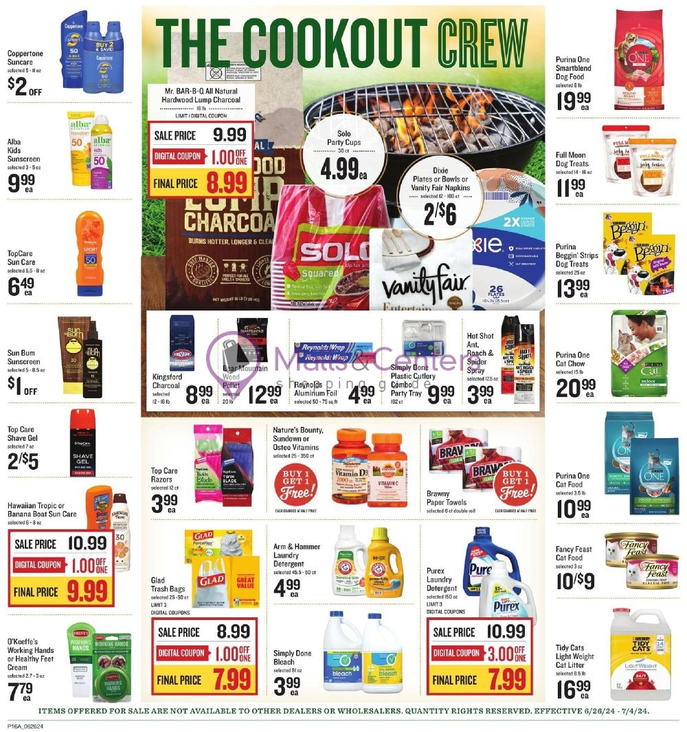 Weekly ad for Lowes Foods valid: 06/26/2024 - 07/04/2024, page 23