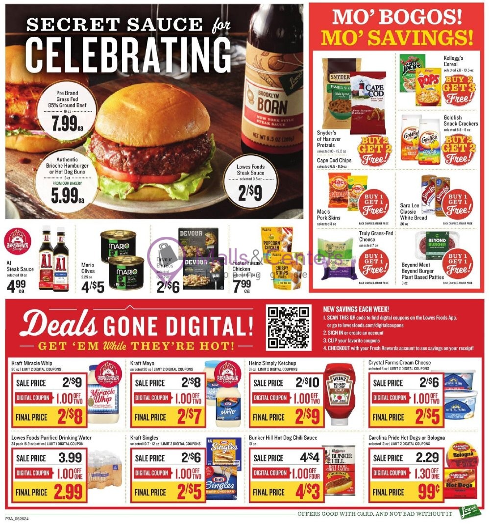 Weekly ad for Lowes Foods valid: 06/26/2024 - 07/04/2024, page 3