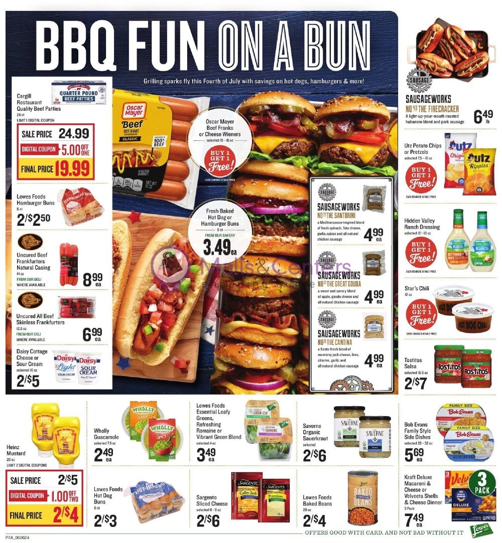 Weekly ad for Lowes Foods valid: 06/26/2024 - 07/04/2024, page 9