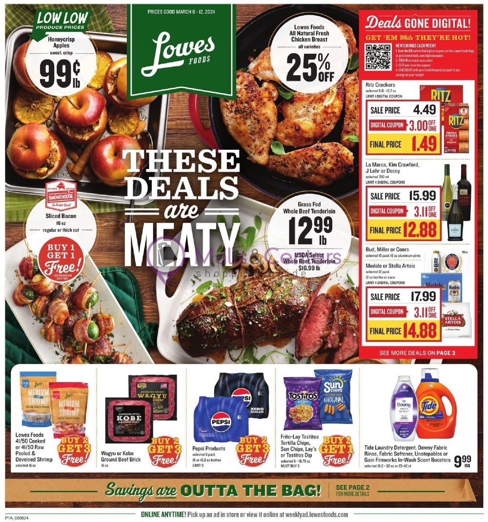 Lowes Foods Weekly ad valid from 03/06/2024 to 03/12/2024 MallsCenters