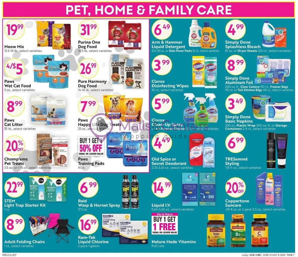 Weekly ad for Lucky Supermarkets valid: 06/12/2024 - 07/09/2024, page 7