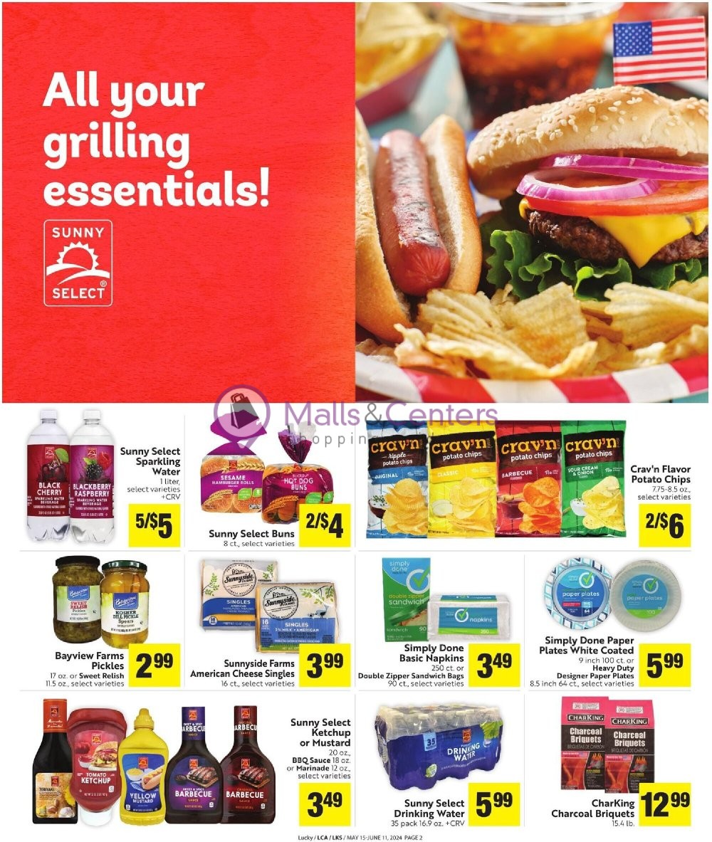 Weekly ad for Lucky Supermarkets valid: 05/15/2024 - 06/11/2024, page 2