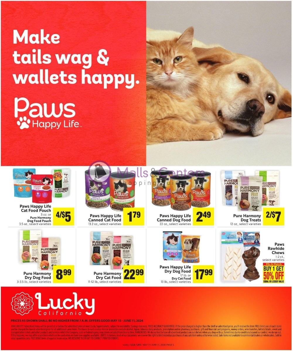 Weekly ad for Lucky Supermarkets valid: 05/15/2024 - 06/11/2024, page 5