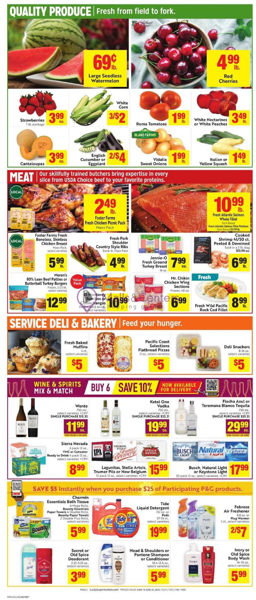 Weekly ad for Lucky Supermarkets valid: 06/19/2024 - 06/25/2024, page 2