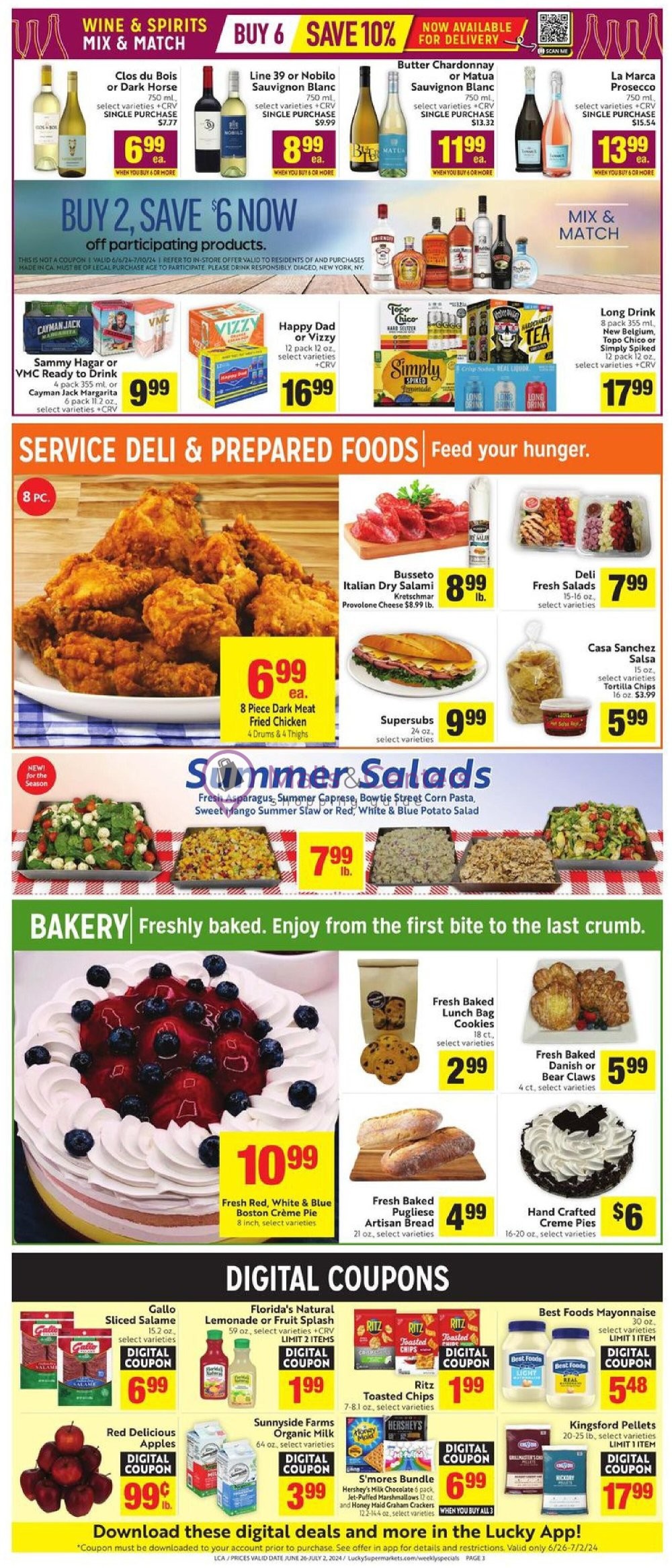 Weekly ad for Lucky Supermarkets valid: 06/26/2024 - 07/02/2024, page 3