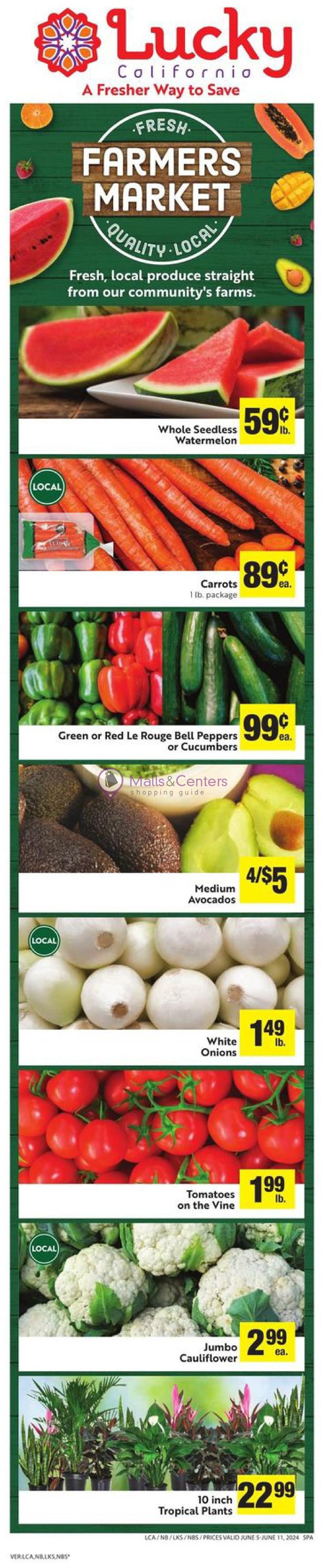 Weekly ad for Lucky Supermarkets valid: 06/05/2024 - 06/11/2024, page 7