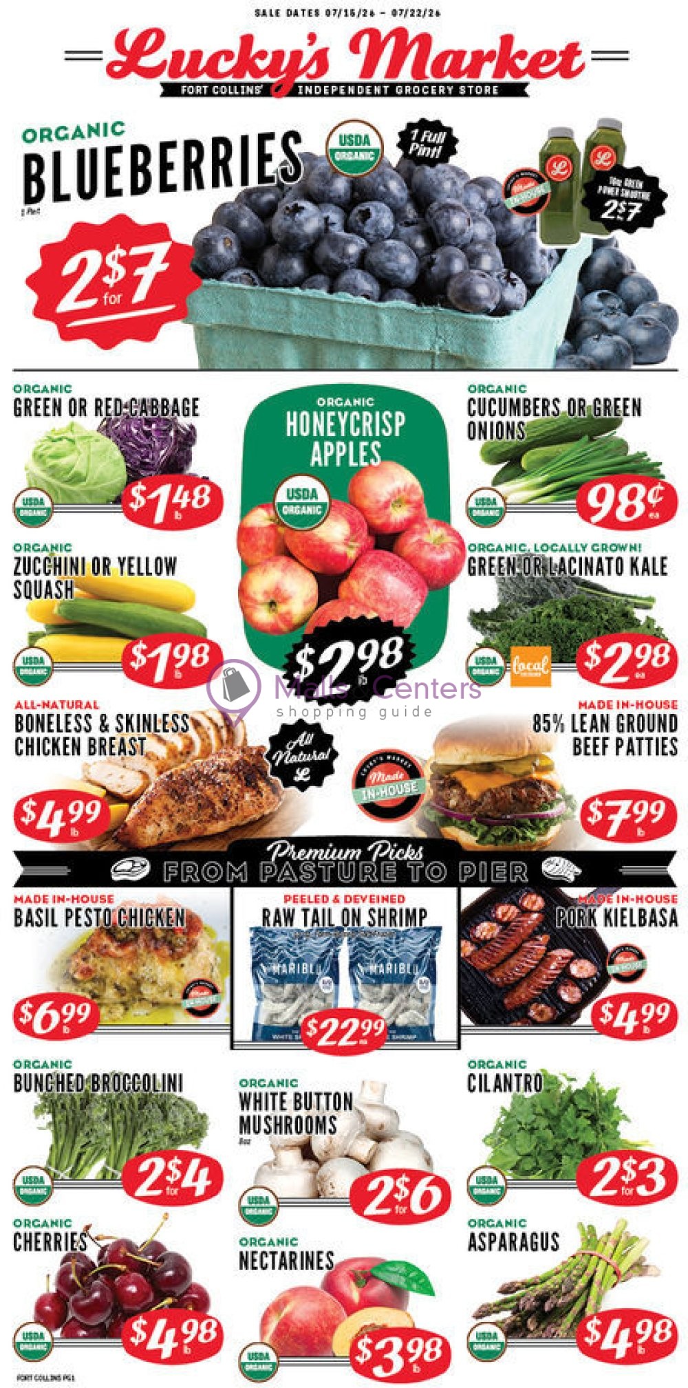 Weekly ad for Lucky's Market valid: 07/15/2026 - 07/21/2026, page 1