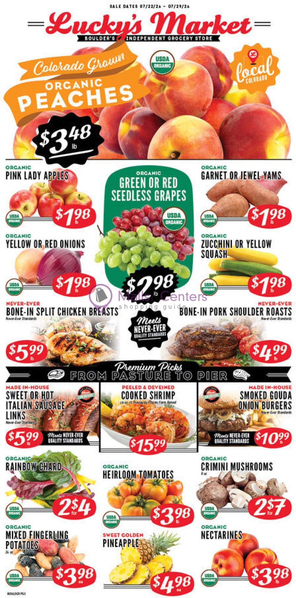 Weekly ad for Lucky's Market valid: 07/17/2026 - 07/19/2026, page 1