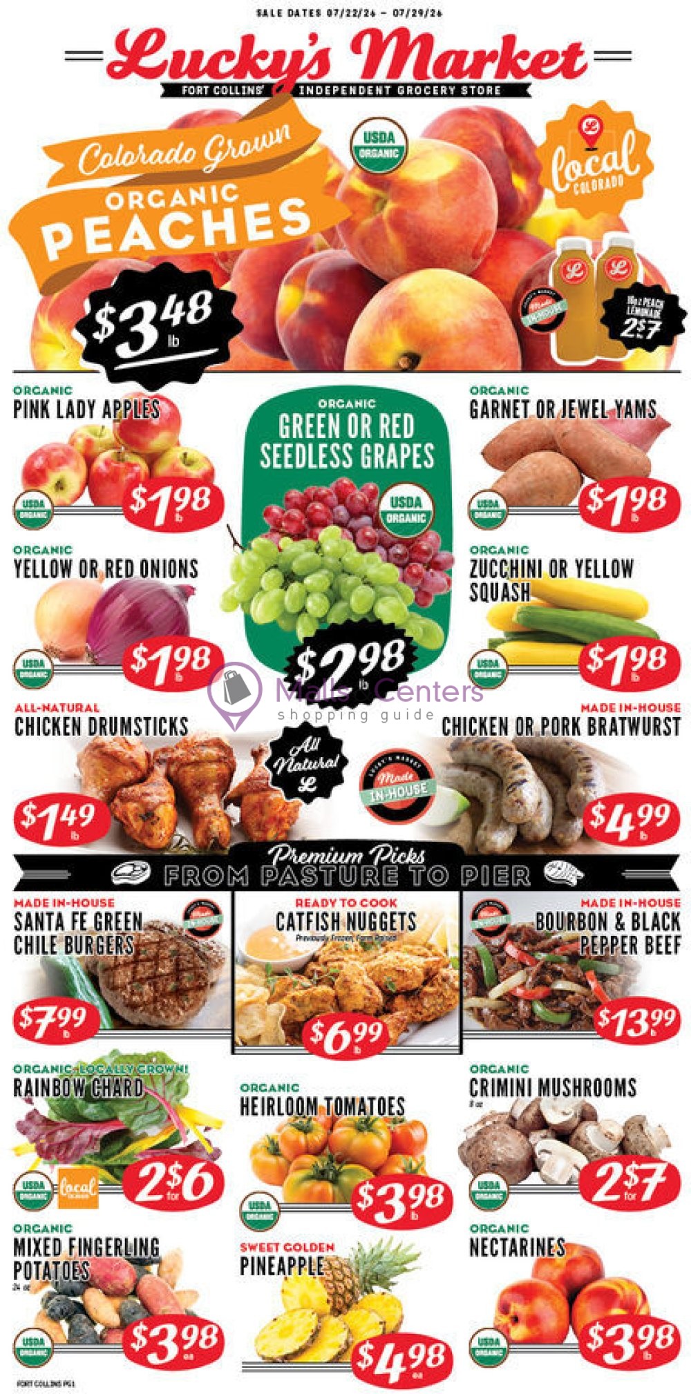 Weekly ad for Lucky's Market valid: 07/22/2026 - 08/05/2026, page 1
