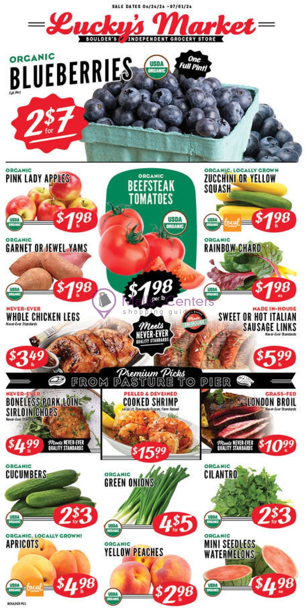 Weekly ad for Lucky's Market valid: 06/12/2026 - 07/12/2026, page 1