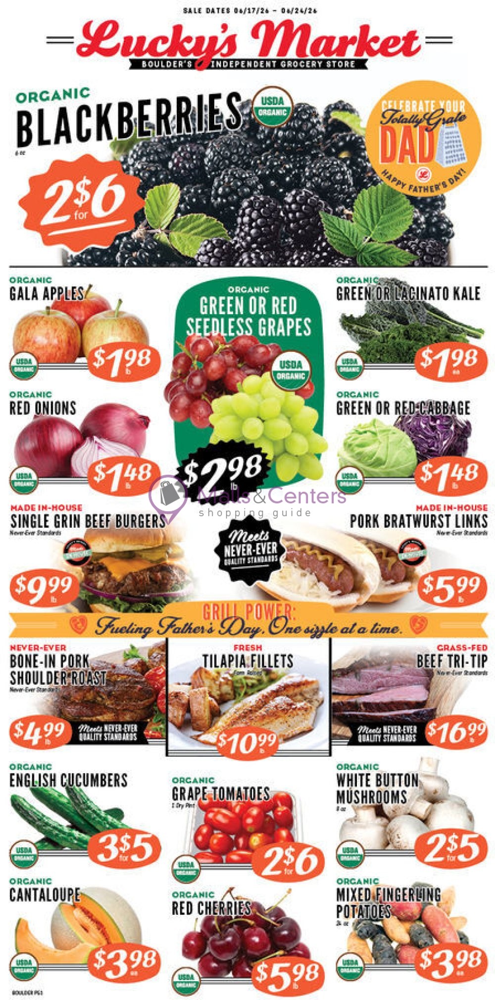 Weekly ad for Lucky's Market valid: 06/17/2026 - 06/21/2026, page 1