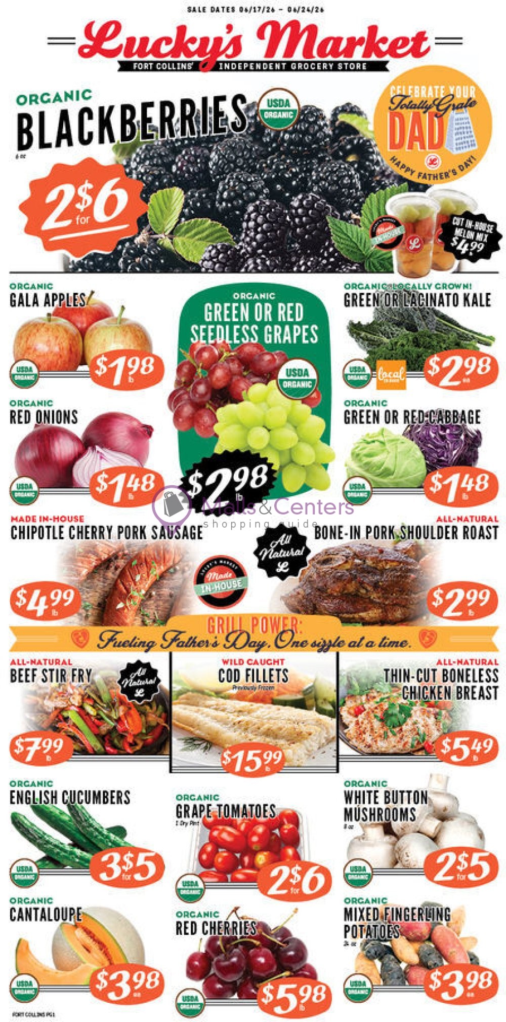 Weekly ad for Lucky's Market valid: 06/17/2026 - 06/25/2026, page 1