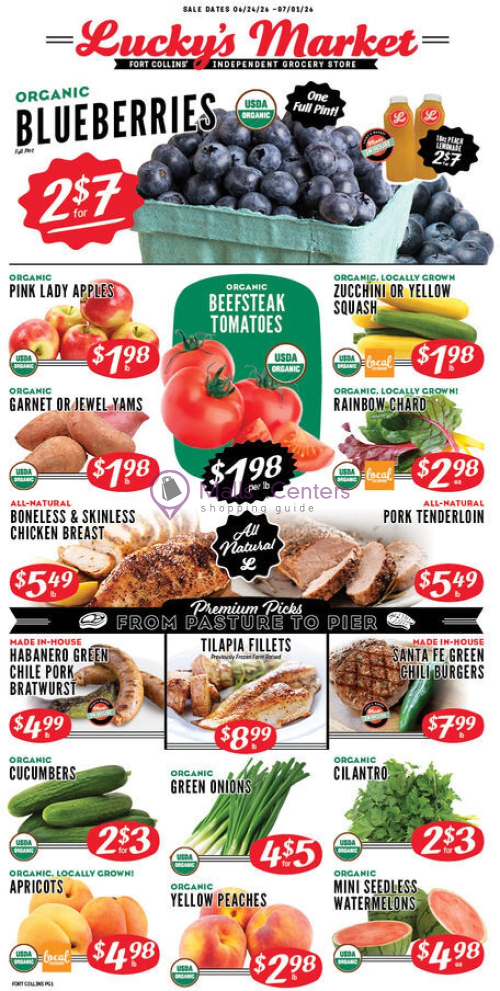 Weekly ad for Lucky's Market valid: 06/25/2026 - 07/02/2026, page 1