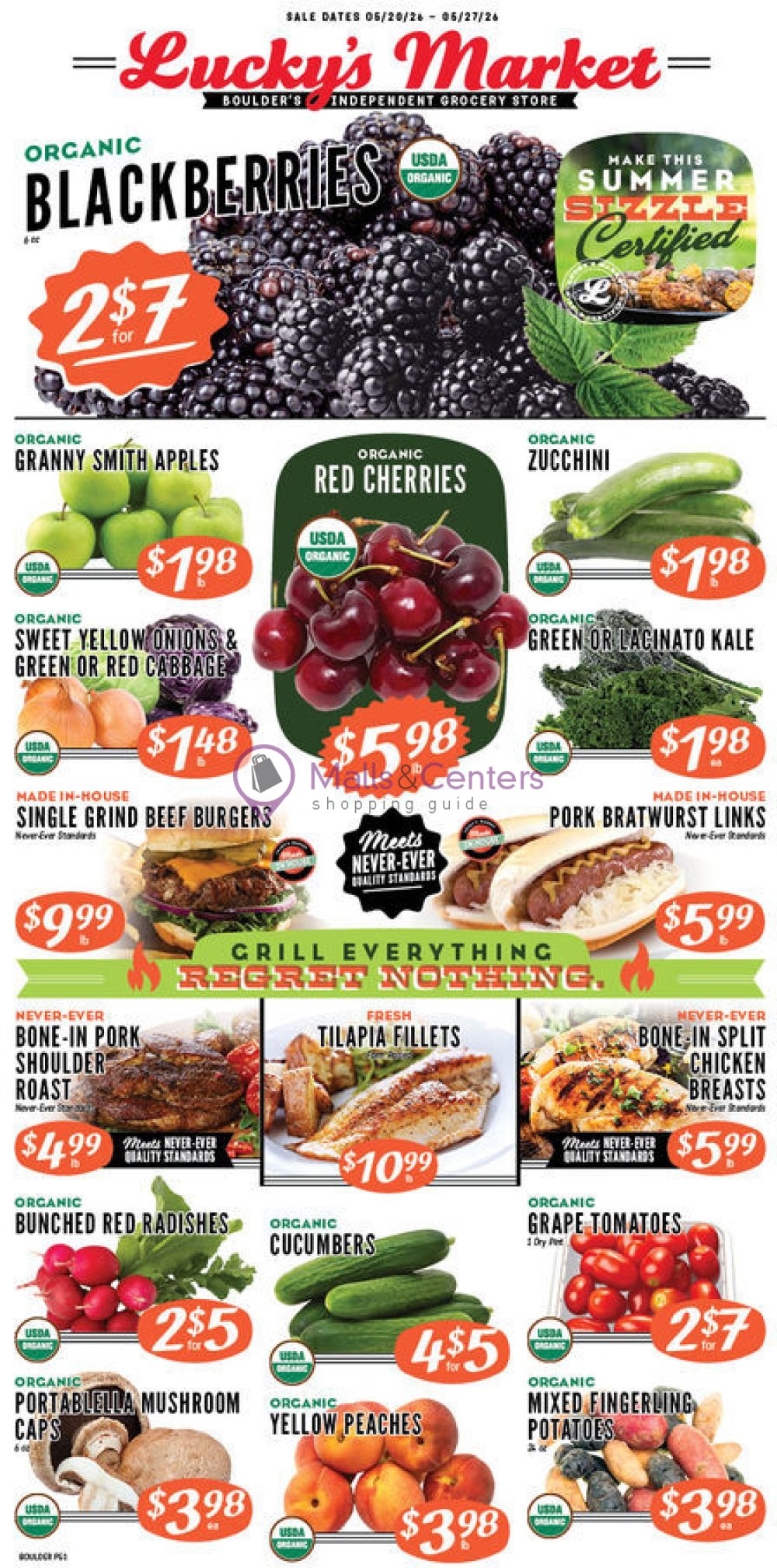 Weekly ad for Lucky's Market valid: 05/17/2026 - 05/23/2026, page 1