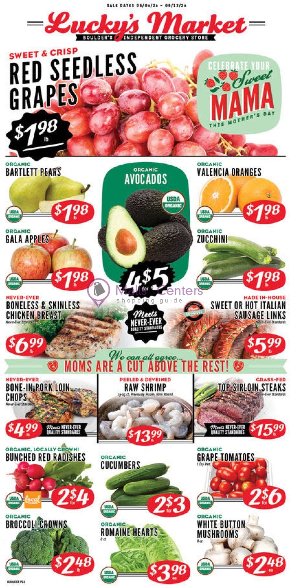 Weekly ad for Lucky's Market valid: 05/07/2026 - 05/14/2026, page 1
