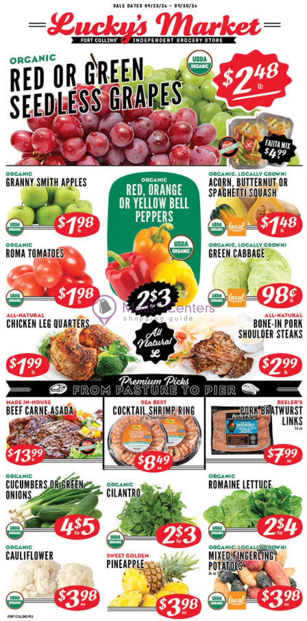 Weekly ad for Lucky's Market valid: 09/25/2026 - 10/01/2026, page 1