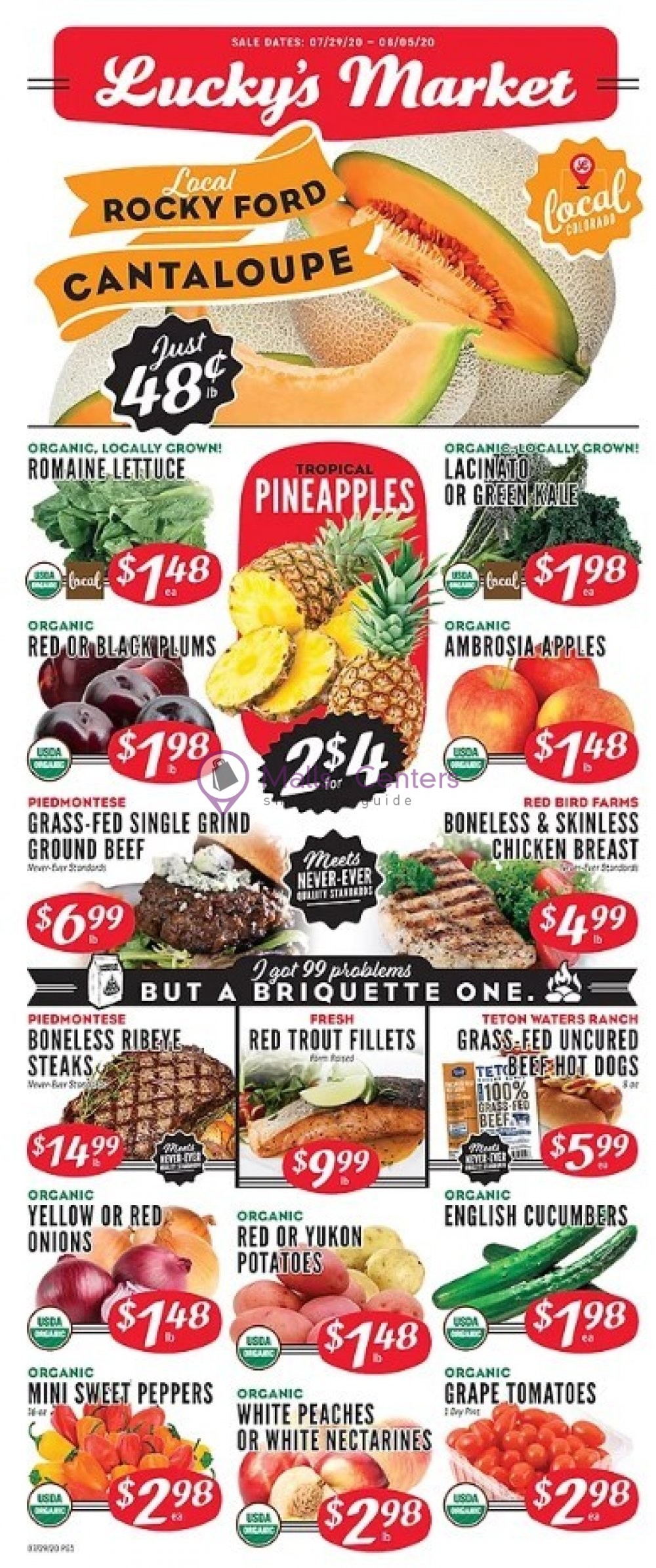 Lucky's Market Weekly ad valid from 07/29/2020 to 08/05/2020 - MallsCenters
