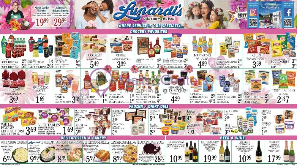 Lunardis Weekly ad valid from 05/23/2023 to 05/29/2023 MallsCenters