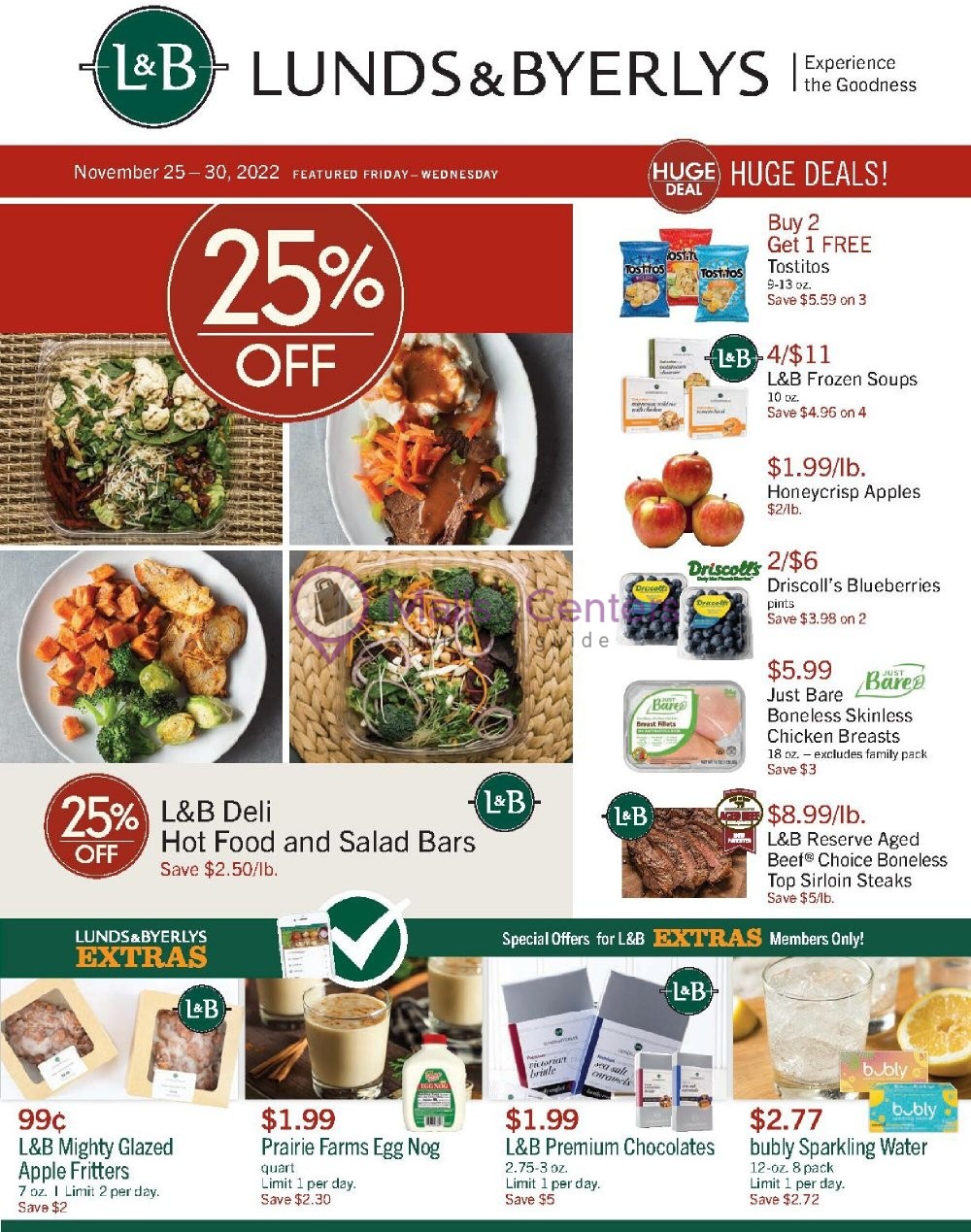 Lunds & Byerlys Weekly ad valid from 11/25/2022 to 11/30/2022