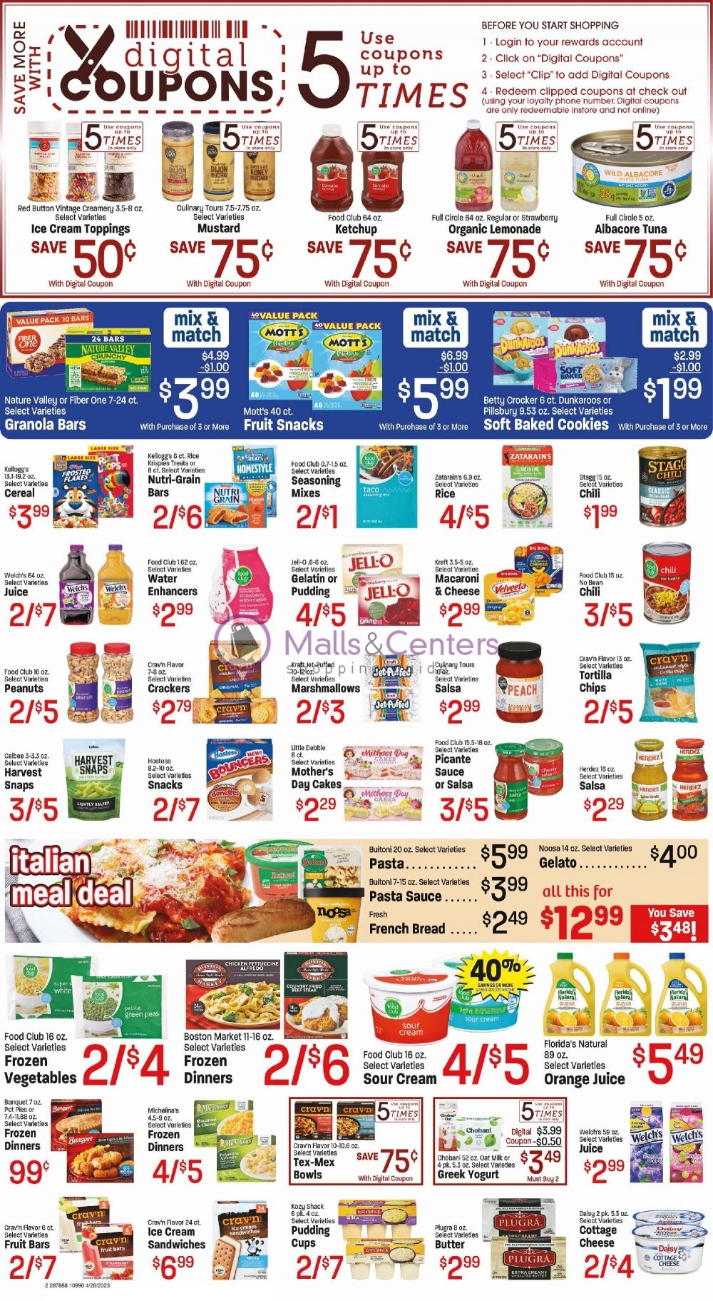 Maceys Weekly ad valid from 04/26/2023 to 05/02/2023 MallsCenters