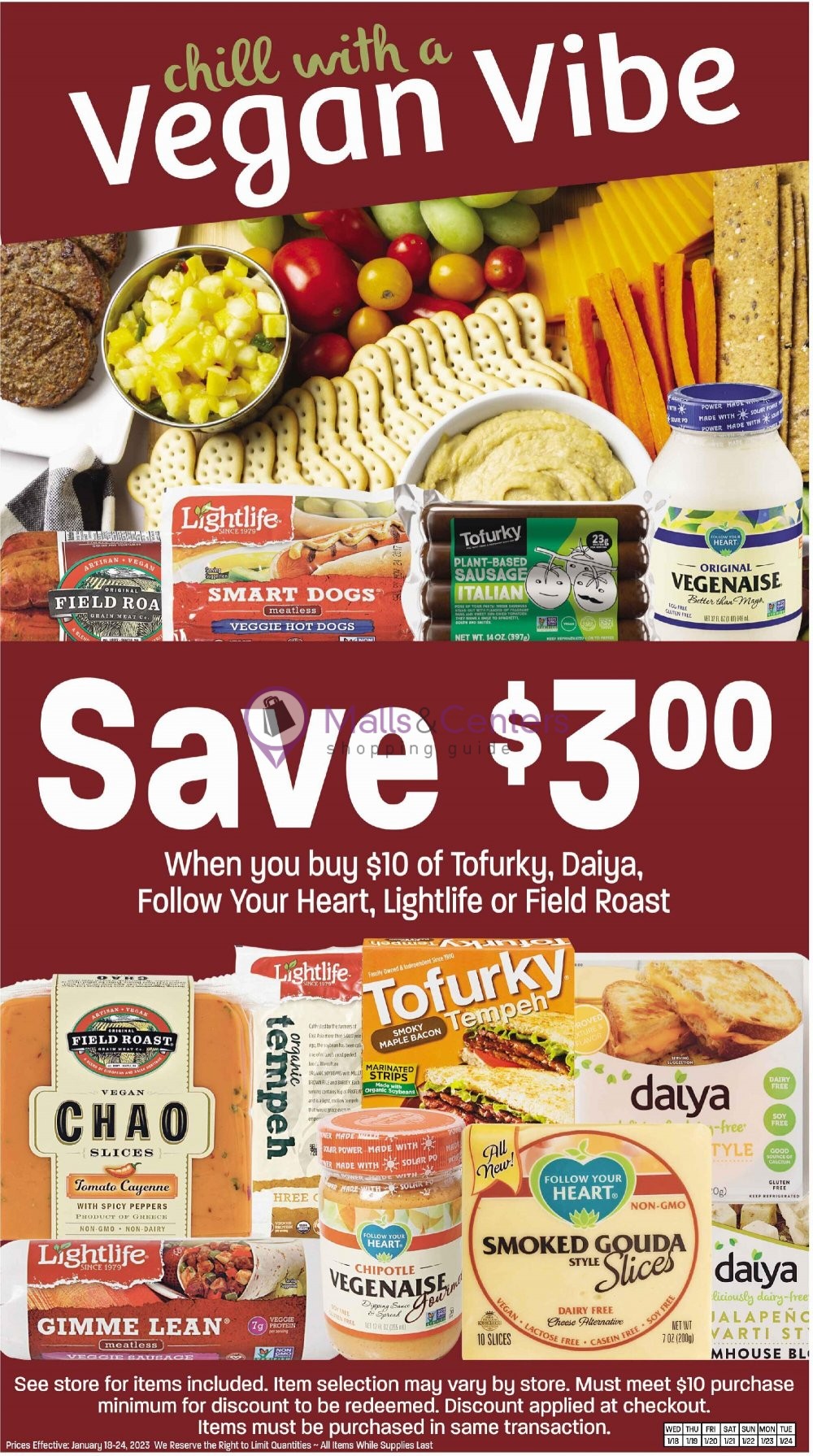 Maceys Weekly ad valid from 01/18/2023 to 01/24/2023 MallsCenters