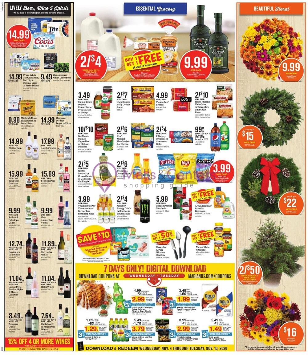 Mariano’s Weekly Ad - sales &amp; flyers specials - MallsCenters