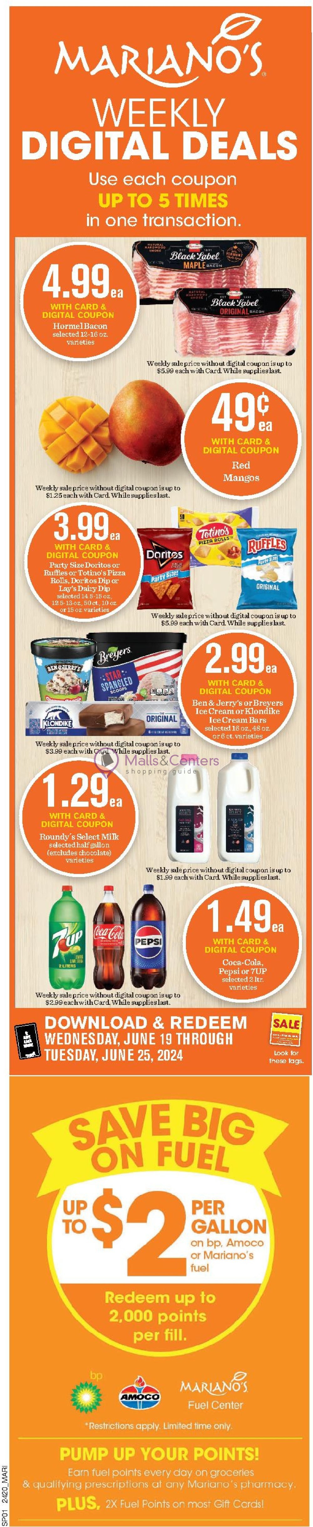 Weekly ad for Mariano’s valid: 06/19/2024 - 06/25/2024, page 2 Weekly ad for Mariano’s valid: 06/19/2024 - 06/25/2024, page 2
