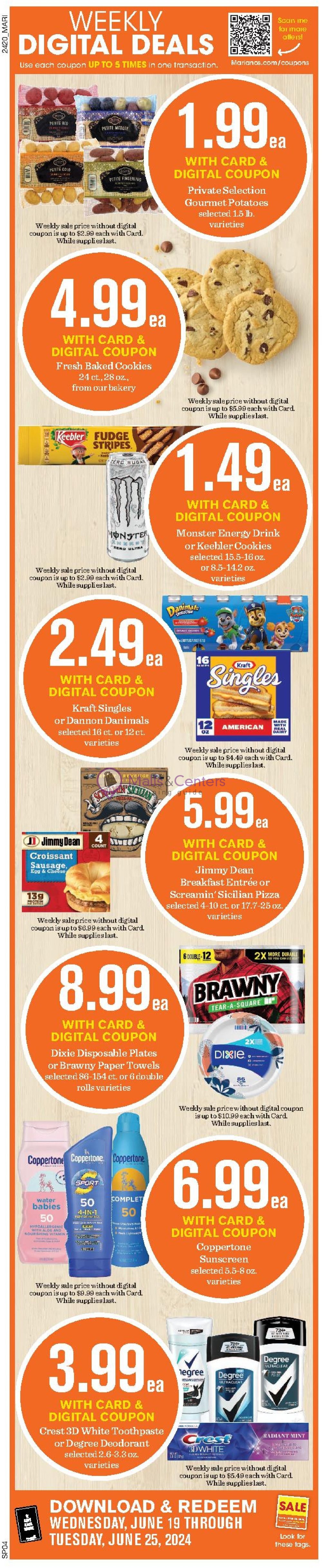 Weekly ad for Mariano’s valid: 06/19/2024 - 06/25/2024, page 3 Weekly ad for Mariano’s valid: 06/19/2024 - 06/25/2024, page 3