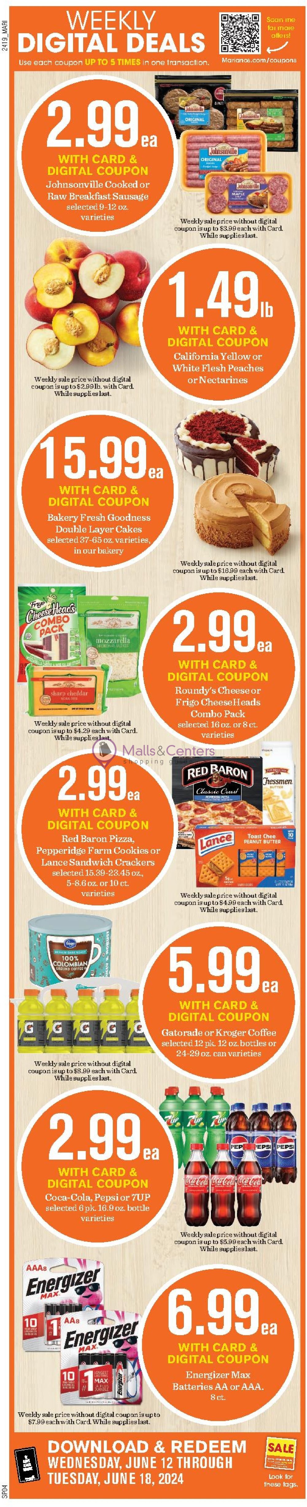 Weekly ad for Mariano’s valid: 06/12/2024 - 06/18/2024, page 2 Weekly ad for Mariano’s valid: 06/12/2024 - 06/18/2024, page 2