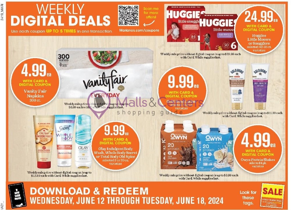 Weekly ad for Mariano’s valid: 06/12/2024 - 06/18/2024, page 3 Weekly ad for Mariano’s valid: 06/12/2024 - 06/18/2024, page 3