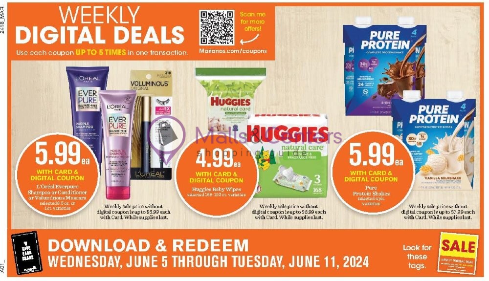 Weekly ad for Mariano’s valid: 06/05/2024 - 06/11/2024, page 4 Weekly ad for Mariano’s valid: 06/05/2024 - 06/11/2024, page 4