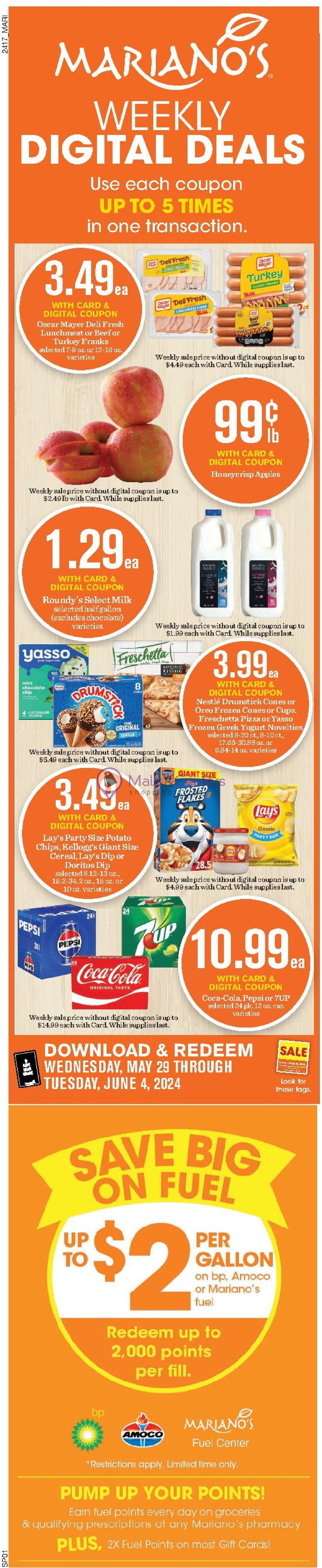 Weekly ad for Mariano’s valid: 05/29/2024 - 06/04/2024, page 2 Weekly ad for Mariano’s valid: 05/29/2024 - 06/04/2024, page 2