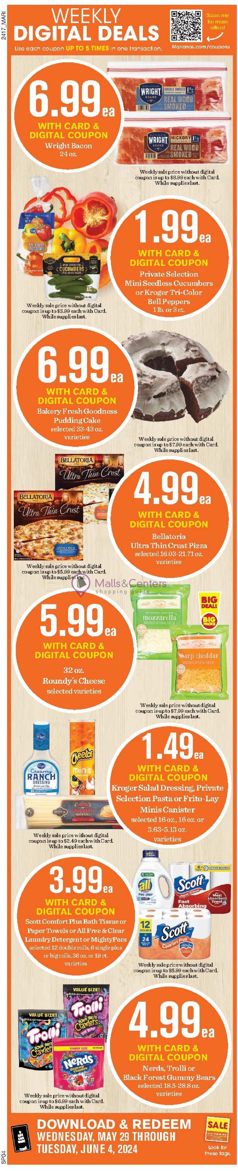 Weekly ad for Mariano’s valid: 05/29/2024 - 06/04/2024, page 3 Weekly ad for Mariano’s valid: 05/29/2024 - 06/04/2024, page 3