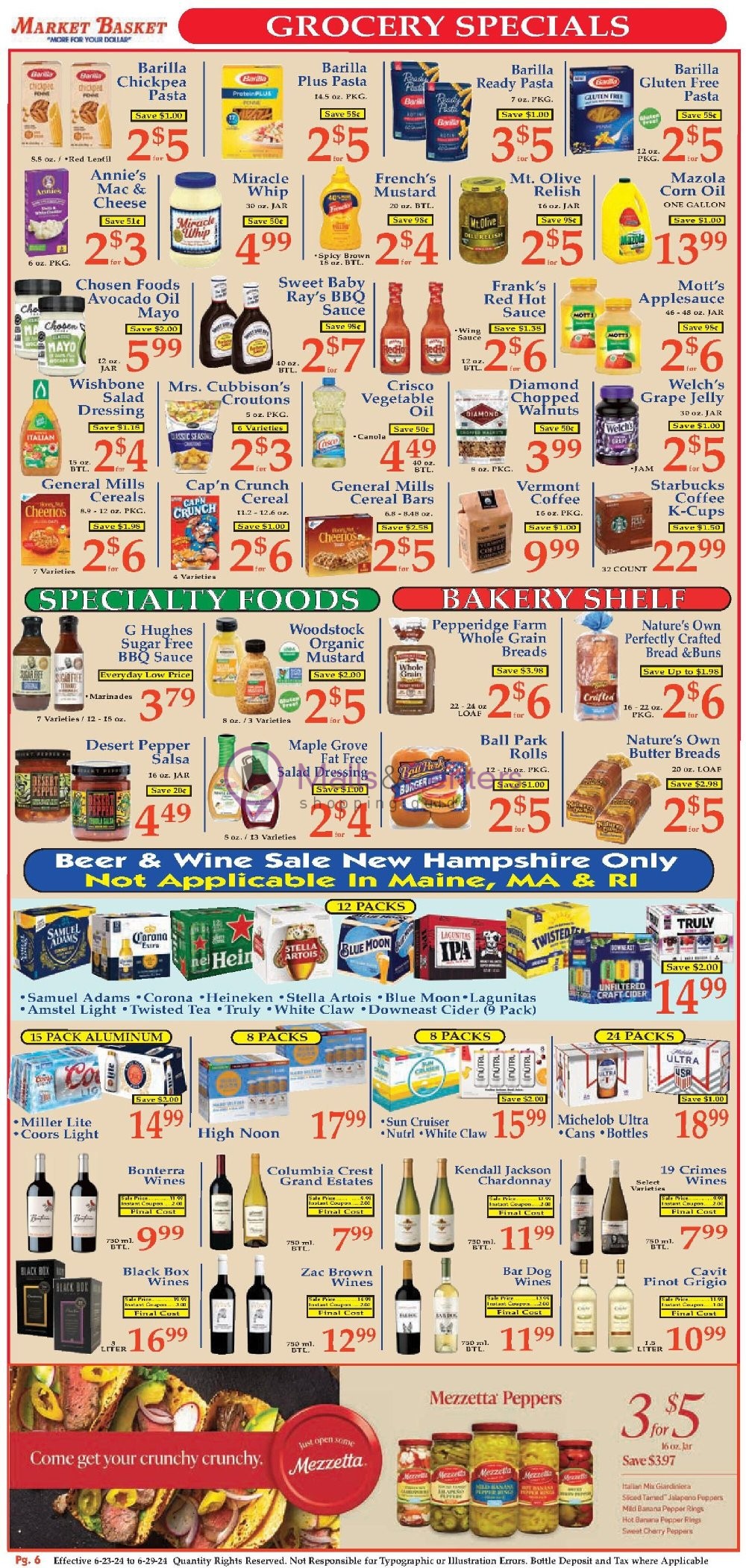 Weekly ad for Market Basket valid: 06/23/2024 - 06/29/2024, page 6