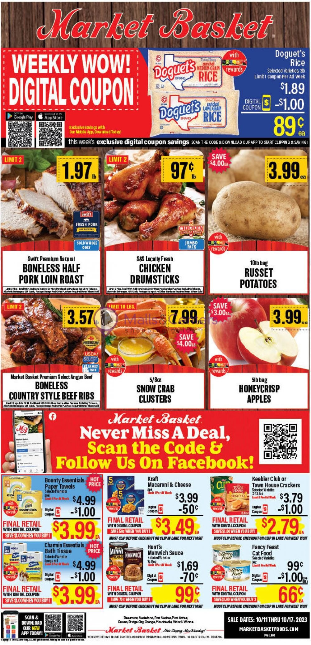 Market Basket Foods Weekly ad valid from 10/11/2023 to 10/17/2023