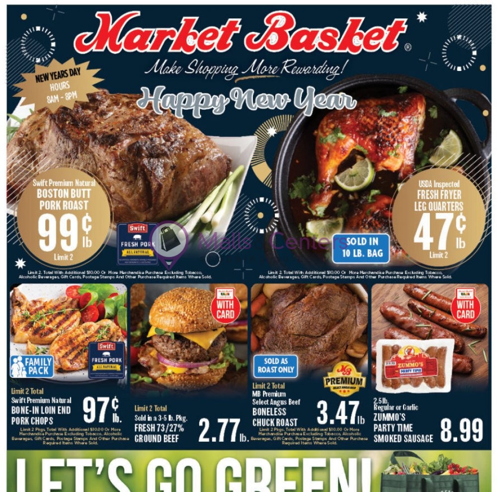 Market Basket Foods Weekly ad valid from 12/29/2021 to 01/04/2022