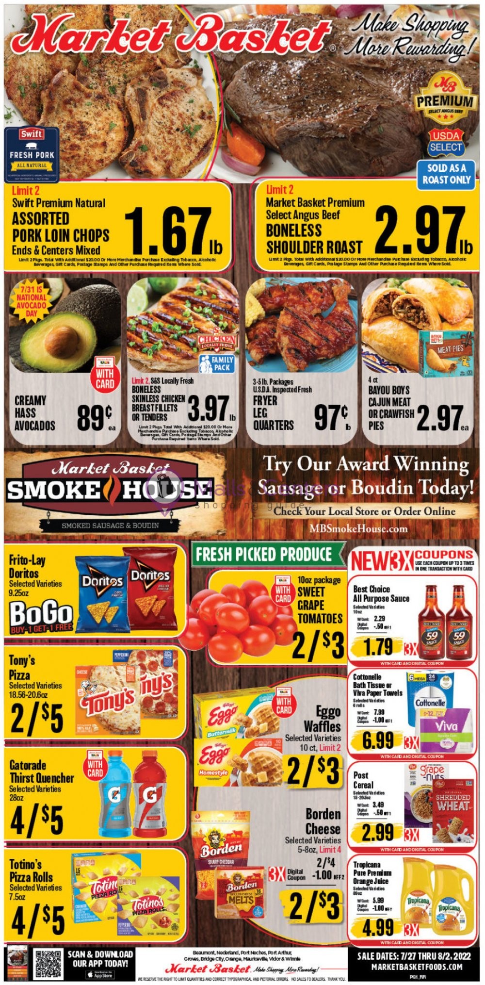 Market Basket Foods Weekly ad valid from 07/27/2022 to 08/02/2022